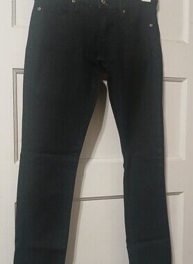 Womens Slim Straight Jeans - Black